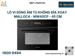Lò vi sóng âm tủ không đĩa xoay Malloca - MW40CP - 45 cm